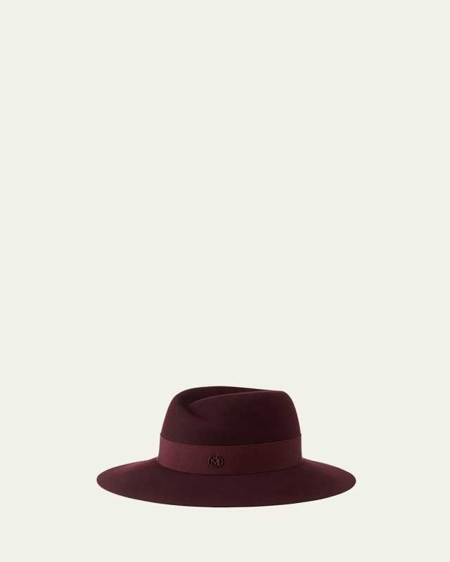 Virginie Waterproof Wool Felt Fedora Hat